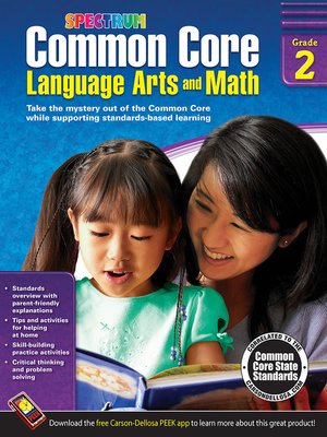 cover image of Common Core Language Arts and Math, Grade 2